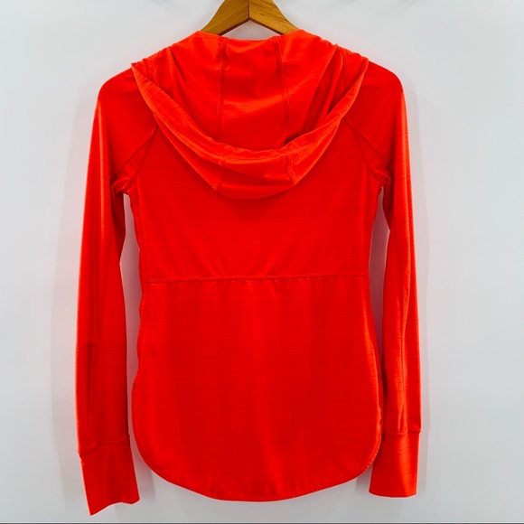 Athleta Bright Orange Full Zip Hoodie | XXS - Picture 7 of 7